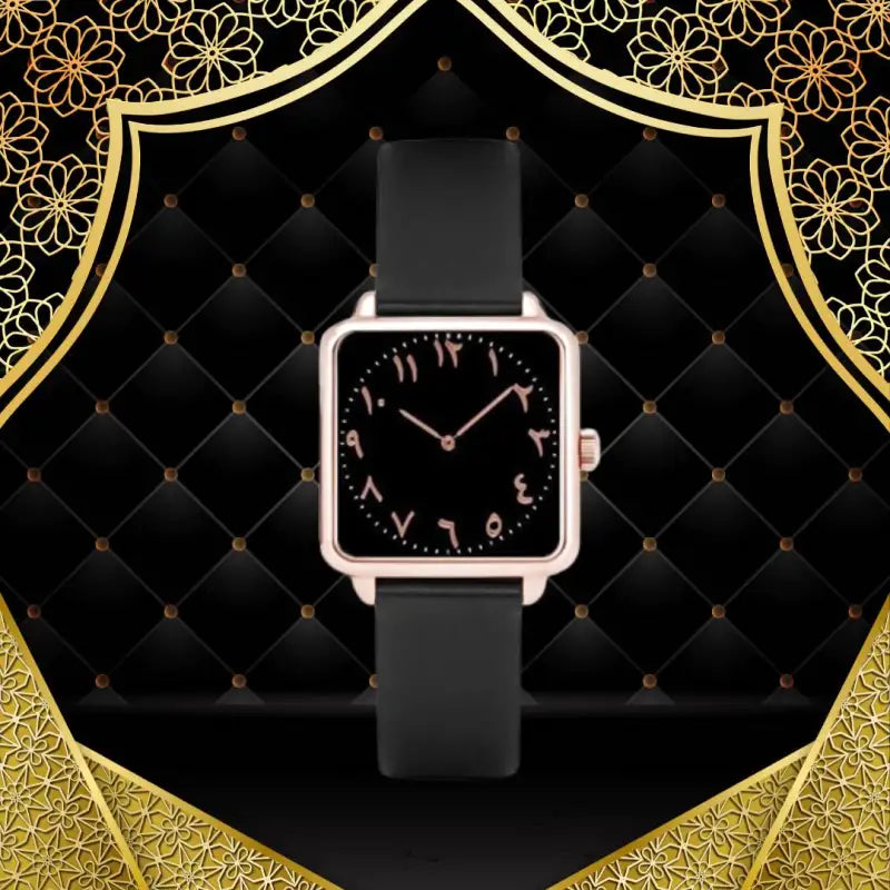 Montre Chiffres Arabes Qalbi Al-Waqt