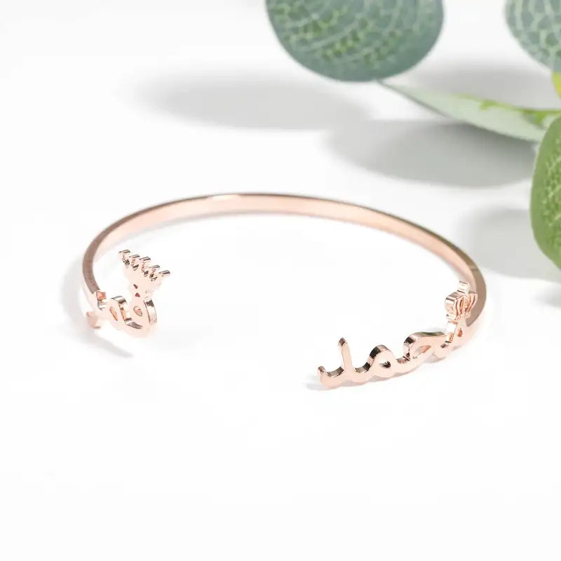 Bracelet Double Prénom Arabe