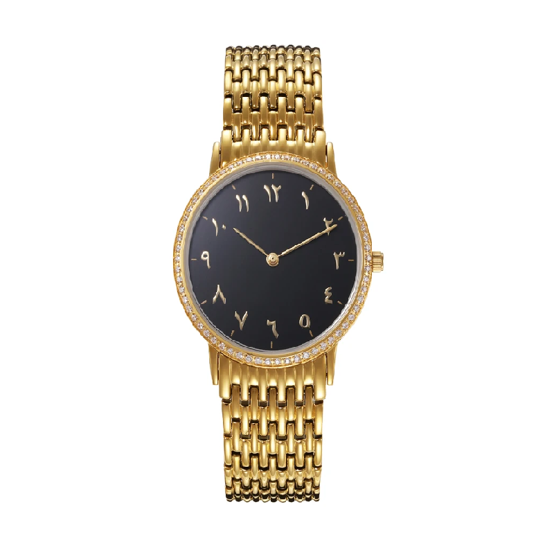 Montre Chiffres Arabes Aswad