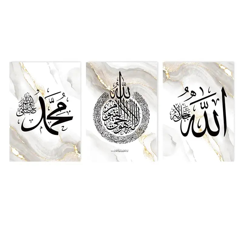 Tableau Musulman Or