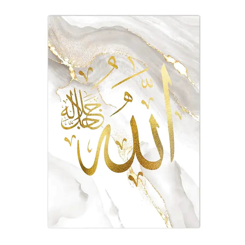 Tableau Musulman Or