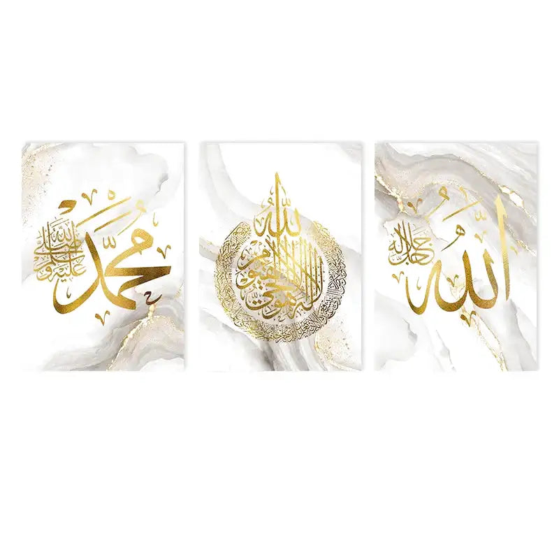 Tableau Musulman Or
