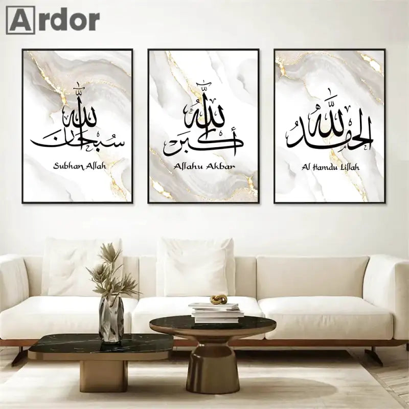 Tableau Musulman Or
