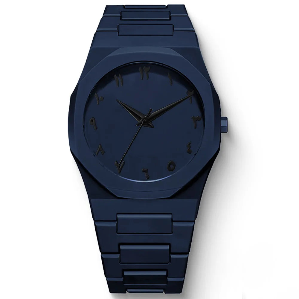 Montre Al Wakt Maghrib, bleu nuit